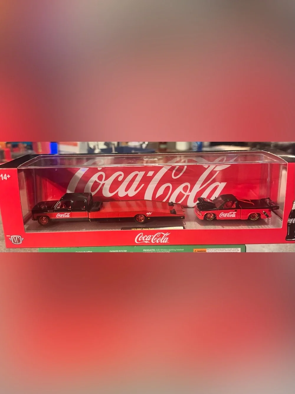 Coca-Cola Red Ramp Truck Playset - Die-Cast Kids Vehicle